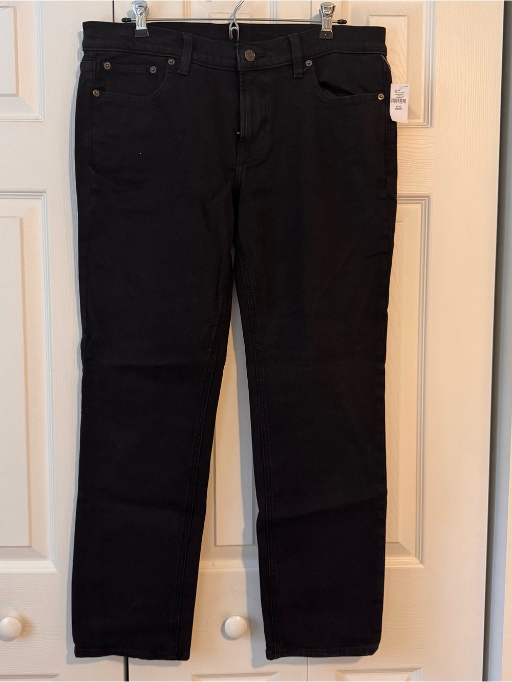 GAP Black Straight-Leg Jeans